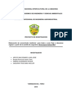 Elaboración de concentrado a base de semilla de ungurahui para tratar flujos vaginales