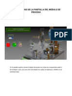 Manual de Uso de La Pantalla Del Módulo de Proceso