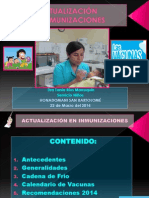 Actualización en Inmunizaciones