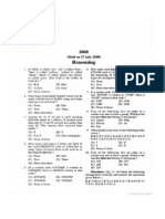 SBI AssociatePO Exam 27-07-2008 Solved Question Paper 1