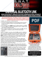 Bring Bluetooth Wireless Cellular Communications Capability To Your Existing Hostage/Crisis Response Throw Phone System!