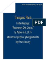 Transgenic Plants