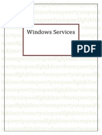 Windows Services (sample work)