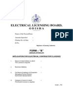 Electrical Licensing Board,: Odisha
