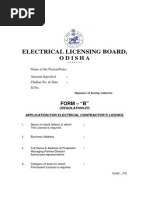 Electrical Licensing Board,: Odisha