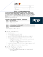 C - Example Template For A Project Application (PDF, 5 Pages) - 2