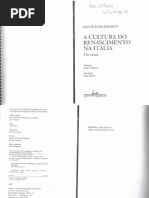 190582560 Jacob Burckhardt a Cultura Do Renascimento Na Italia