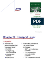 Transport Layer: Computer Networking: A Top Down Approach