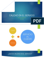 Calidad en El Servicio PDF