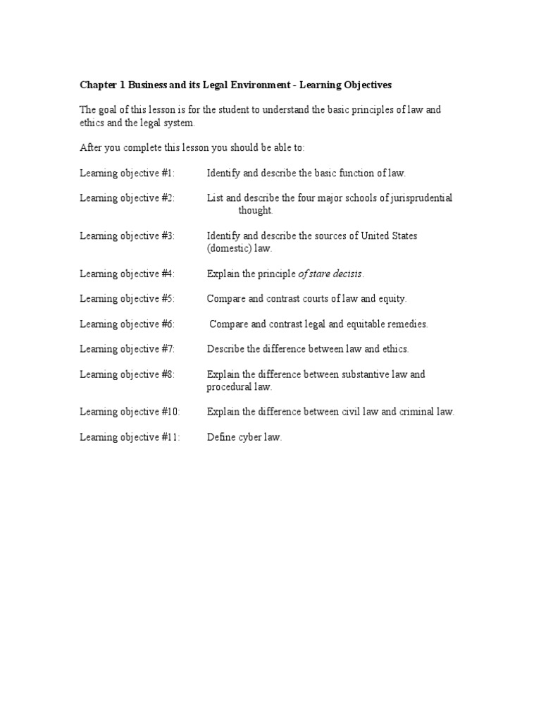 Legal Basics for Students | PDF | Career & Growth | Law