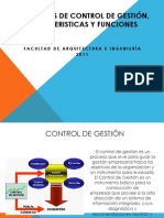 Conceptos de Control de Gestión, Carácteristicas y Funciones