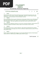 Mechatronics Syllabus For Anna University