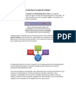 Cómo Hacer Un Plan de Trabajo