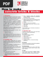 6 How To Make Concrete Bricks and Blocks