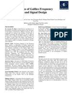 Status of Galileo Frequency and Signal Design