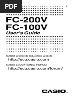 Manual Financial Calculator FC-200V - 100V - Eng