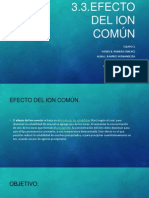 Efecto Del Ion Común Diapositivas
