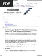 Christian Principles - Soteriology - Calvinism and Arminianism