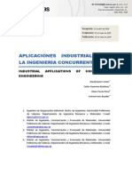 Aplicaciones Industriales de La Ingeniería Concurrente1