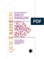 2011 ITP Pocket Guide from American Society of Hematology