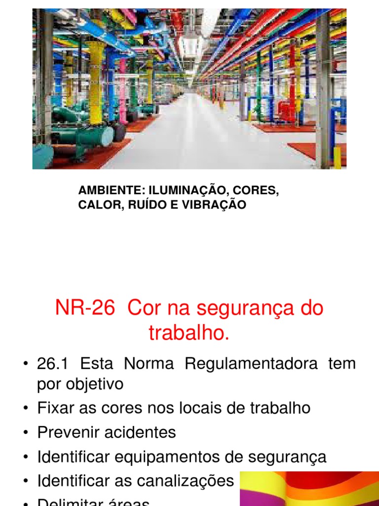 Nr 26 - Norma Regulamentadora 26 Cor | Vermelho | Cor
