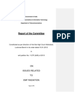 Comments on "DOT Report for Allahabad HC" on EMF Radiation and Health - by Prof. Girish Kumar