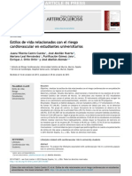 Estilos de Vida Relacionados Con El Riesgo Cardiovascular en Estudiantes Universitarios