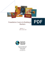 Foundation Course in Banking and Capital Markets Version - 2009