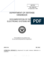 Department of Defense Handbook Documentation of Digital Electronic Systems With VHDL