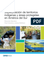 Superposición de Territorios Indígenas y Áreas Protegidas en América Del Sur