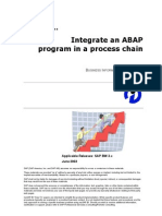 984 How to Integrate an Abap Program Into Process Chain