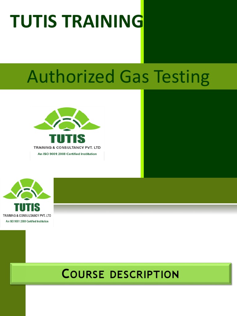 Authorized Gas Tester Training Overview | PDF | Chemical Process ...