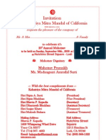 2009 Mohatsav Invitation - Shree Kshatriya Mitra Mandal of California