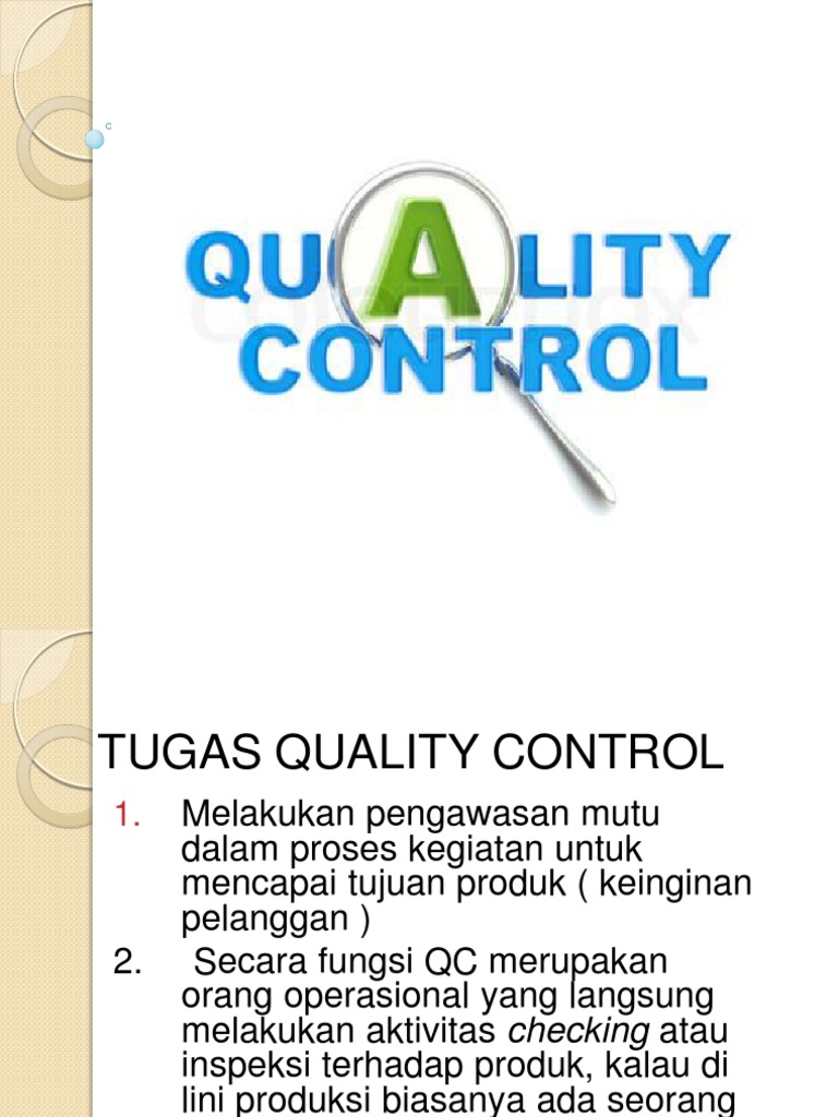 Tugas Quality Control