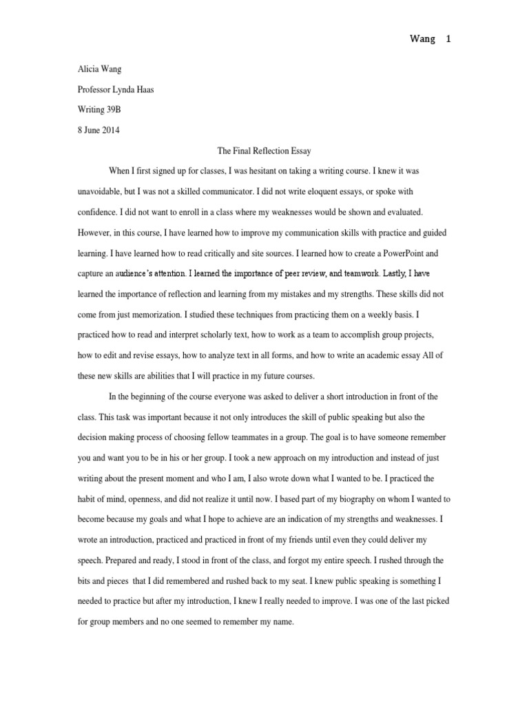 Interpretive essay format image