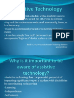 Assistive Technology and Aug Input