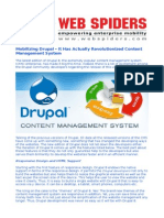 Mobilizing Drupal - It Has Actually Revolutionized Content Management System