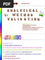 Analytical Method Validation