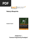 Node - Js Blueprints: Chapter No. 1 "Common Programming Paradigms"