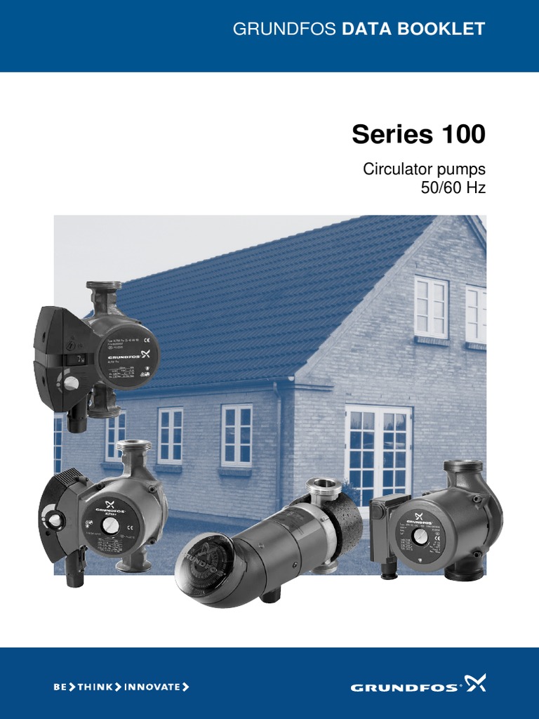 Grundfos Circulator Pump Data Booklet | PDF | Viscosity | Hvac