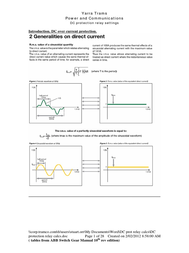 DC Protection Relay Principles | PDF | Relay | Transformer
