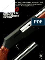 Shot Gun Manual Browning b80 - Om - S