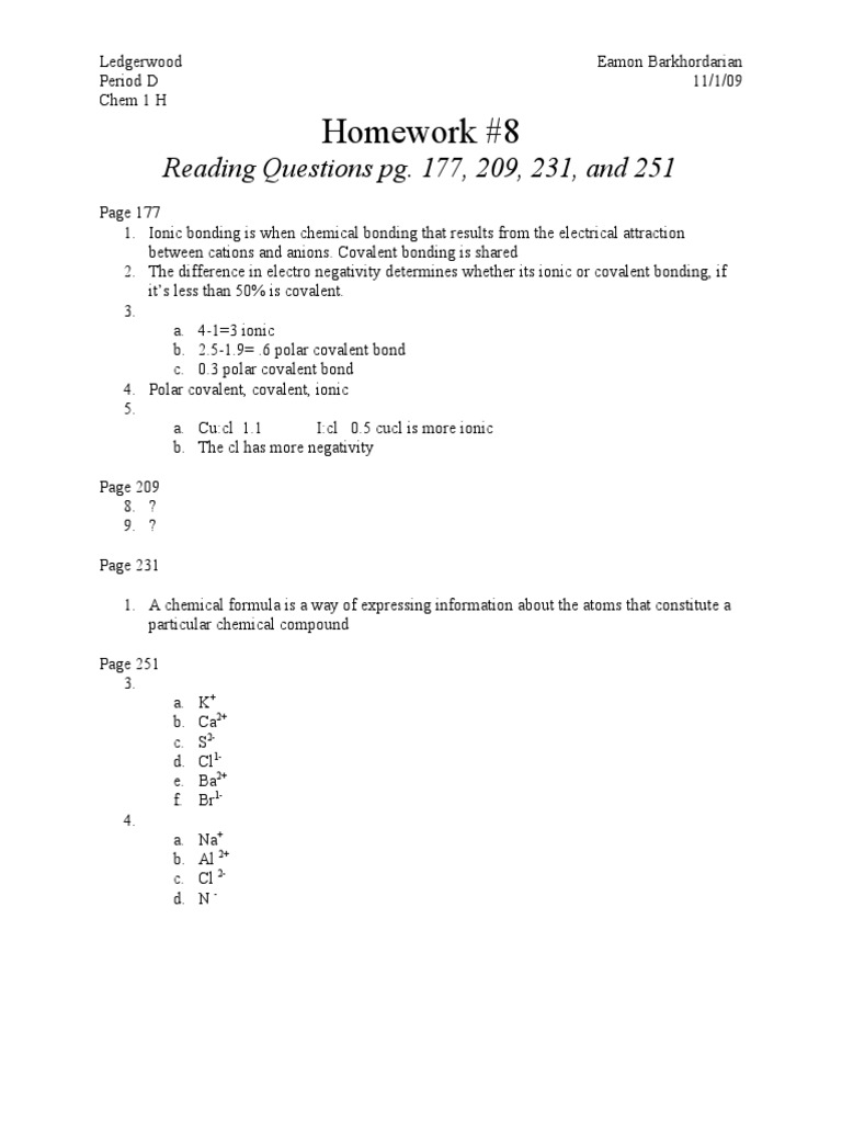 Understanding Ionic and Covalent Bonds | PDF