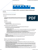 Conectar Una Página HTML A Una Base de Datos de Microsoft Access