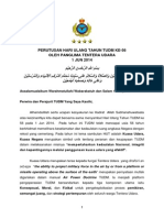 Perutusan Hari Ulang Tahun Tudm Ke-56 Oleh Panglima Tentera Udara 1 Jun 2014