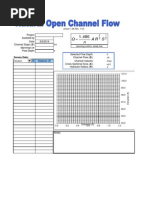 Natural Open Channel Flow