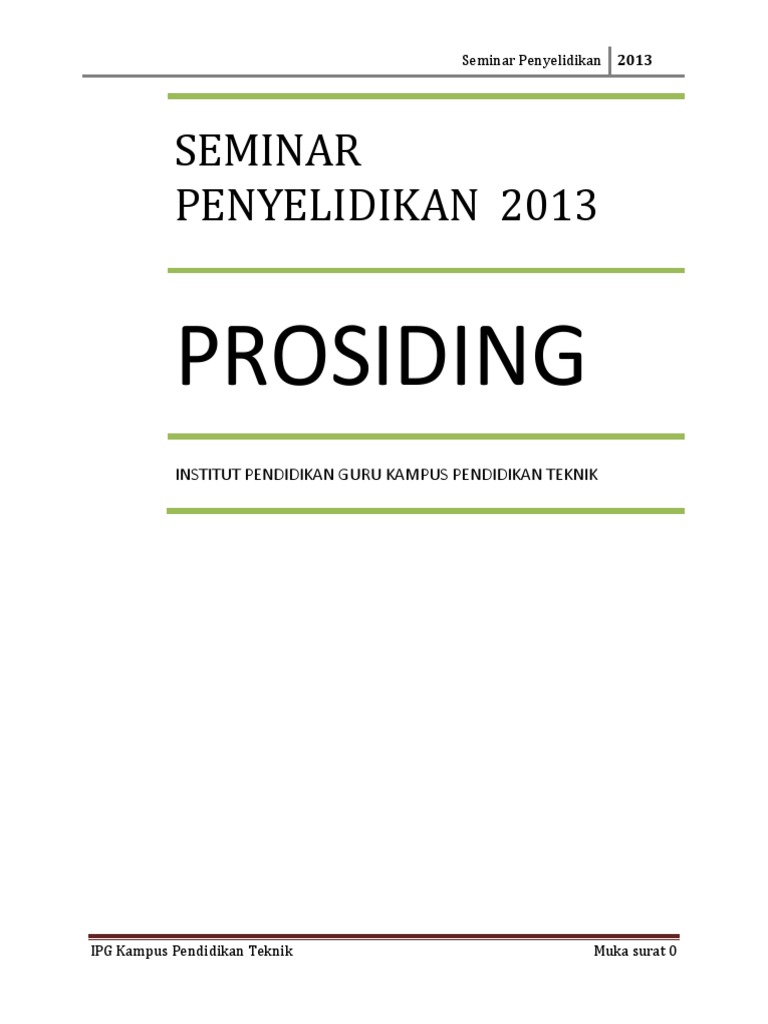 Prosiding Seminar Penyelidikan 2013 Constructivism