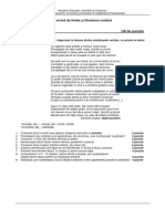 Proba A LB - Romana Si 007 PDF