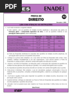 Enade 2009 - Prova e Gabarito