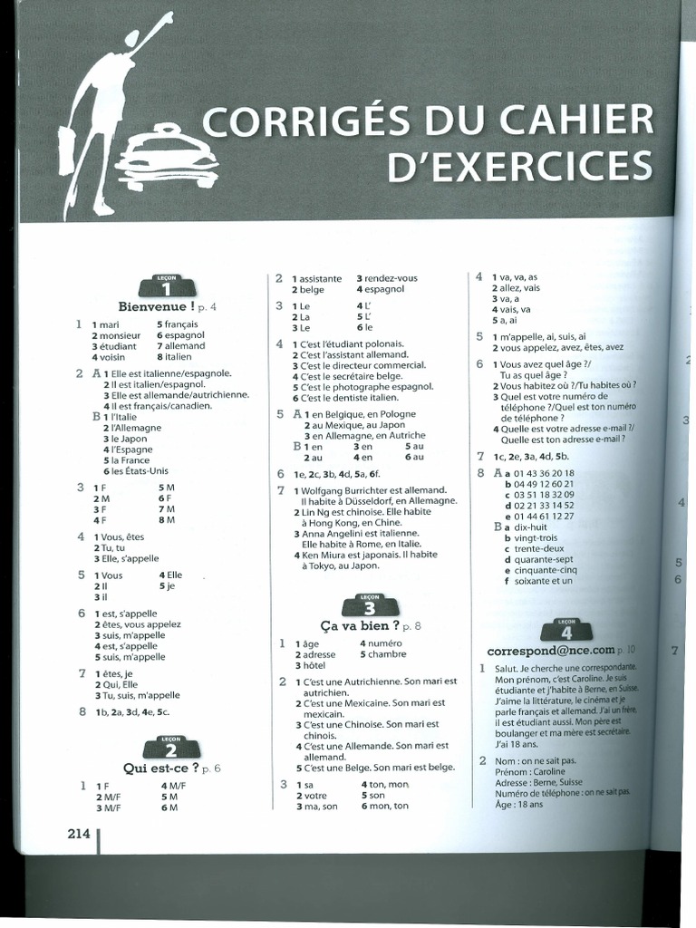 Le Nouveau Taxi 1 Pdf Answers
